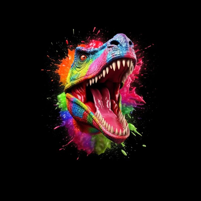 T Rex coloré3