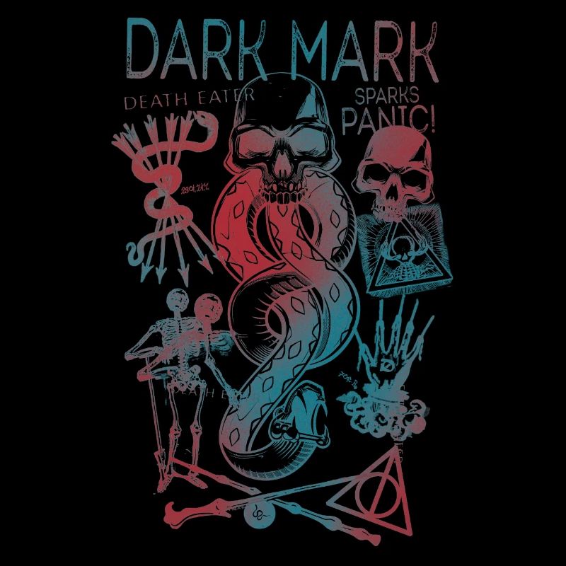 Harry Potter Dark Mark & Horcruxes Design