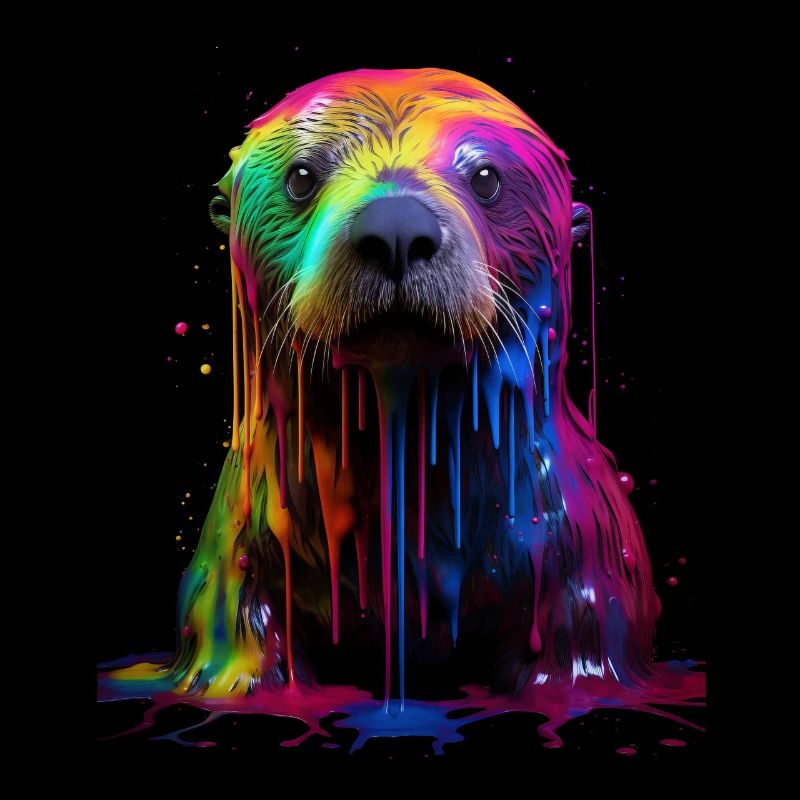 Rainbow Sea Otter