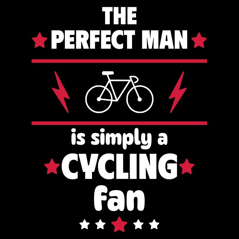 Der perfekte Mann liebt Radfahren