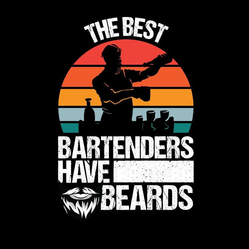 The Best Bartenders Have Beards Shirt Geschenk