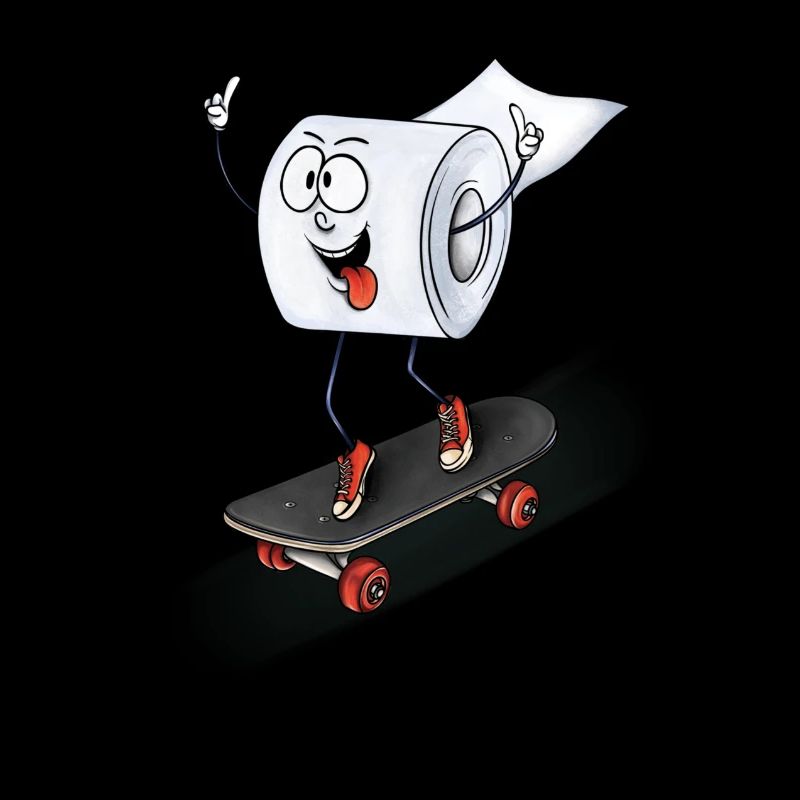 Crazy Klorolle en patinant