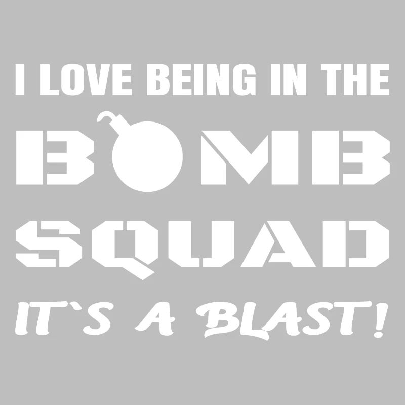 Funny Bomb Squad Joke Explosives Élimination Technici