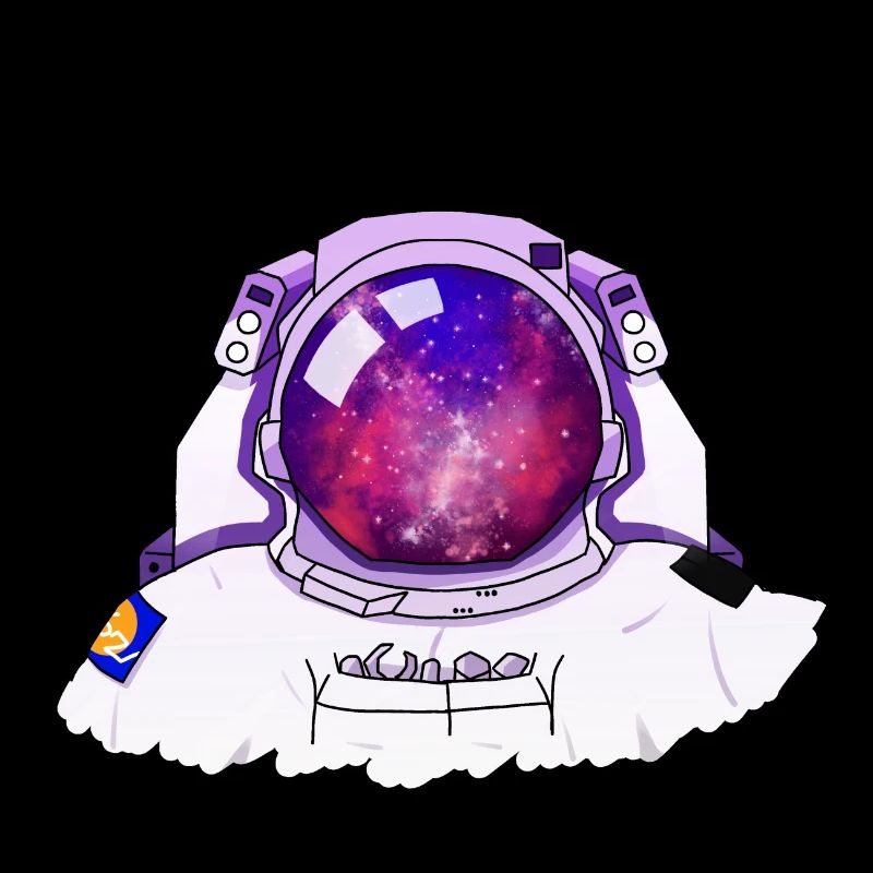 Astronaute perdu au millieu des étoiles