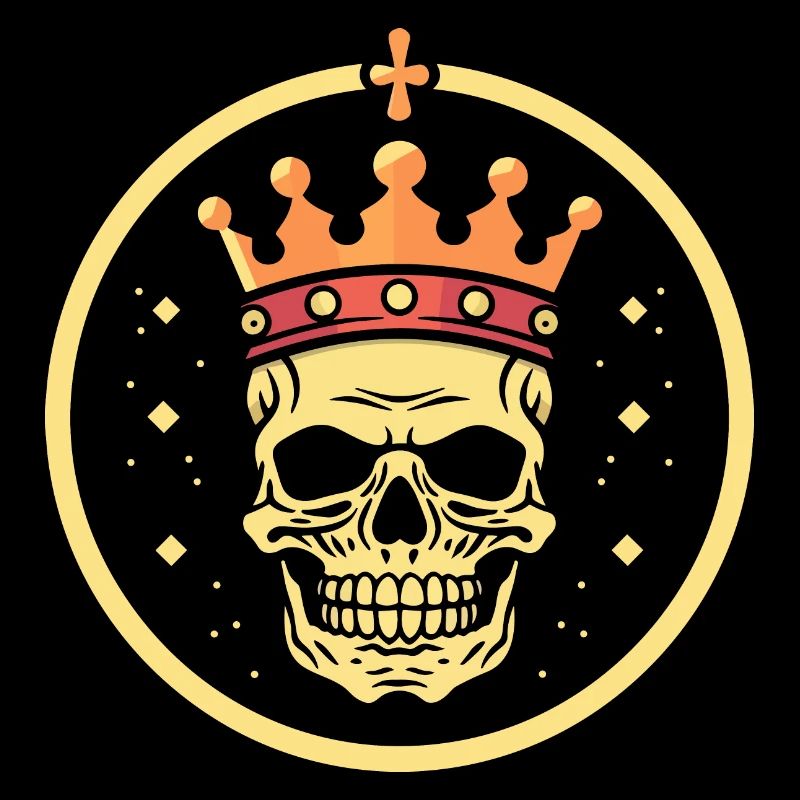 Dead King with Crown