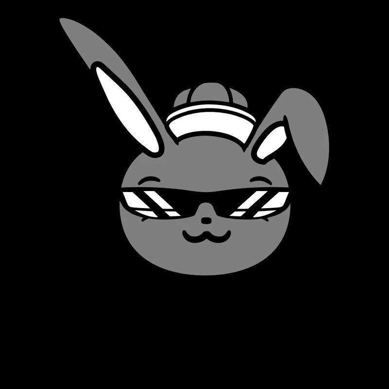 Lunettes de soleil lapin Cappy cravate Cool Hat Comic