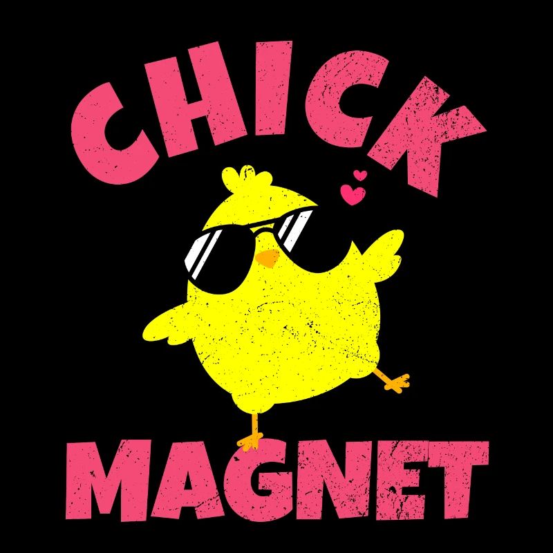Chick Magnet Chick with Sunglasses Popular Funny