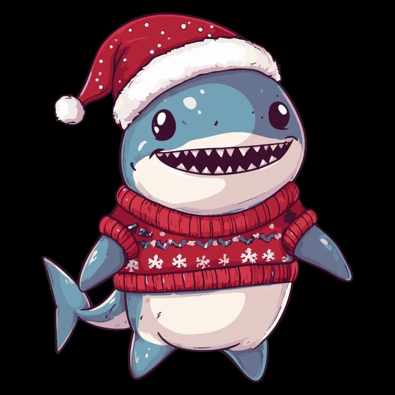 Shark Christmas Comic