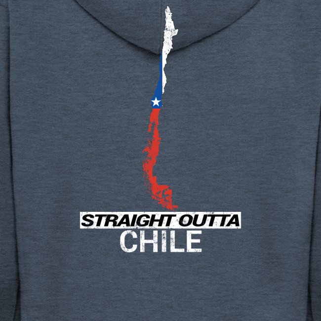Straight Outta Chile country map & flag