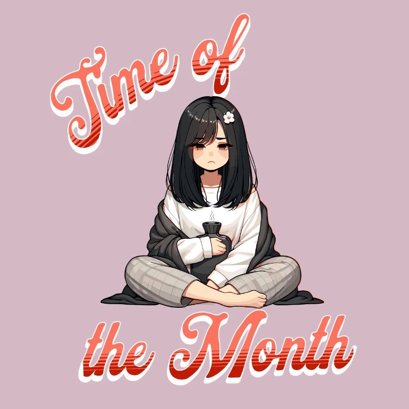 Période de menstruation Temps du mois Anime