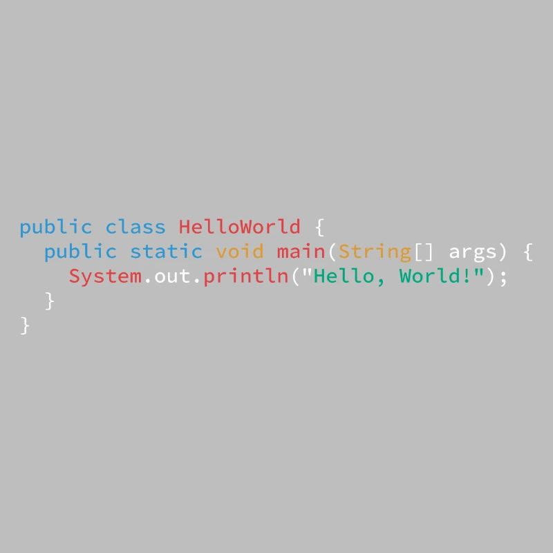 Langage de programmation Java Hello World