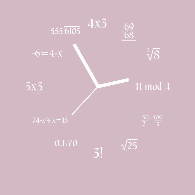 Formula Math Meme Math Equation Jokes Math Clock
