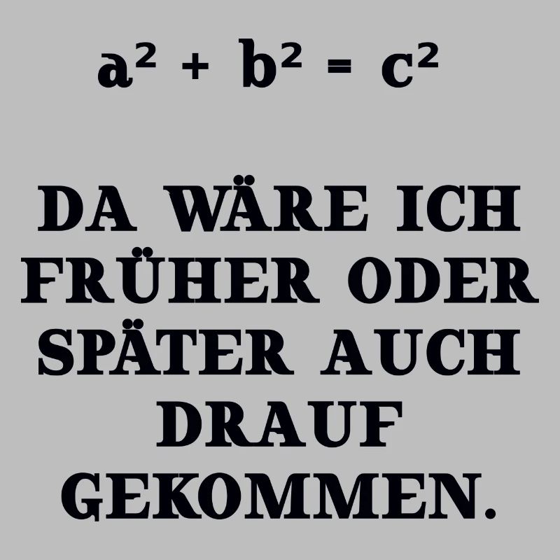 math mathematics funny gift idea Pythagoras