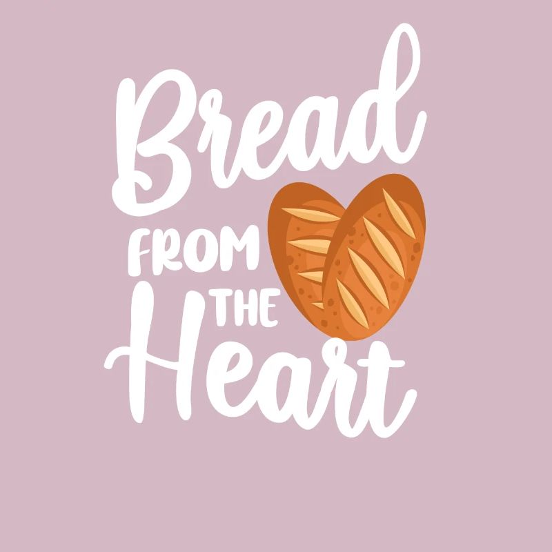 Bake Baking Bread Heart Bread From