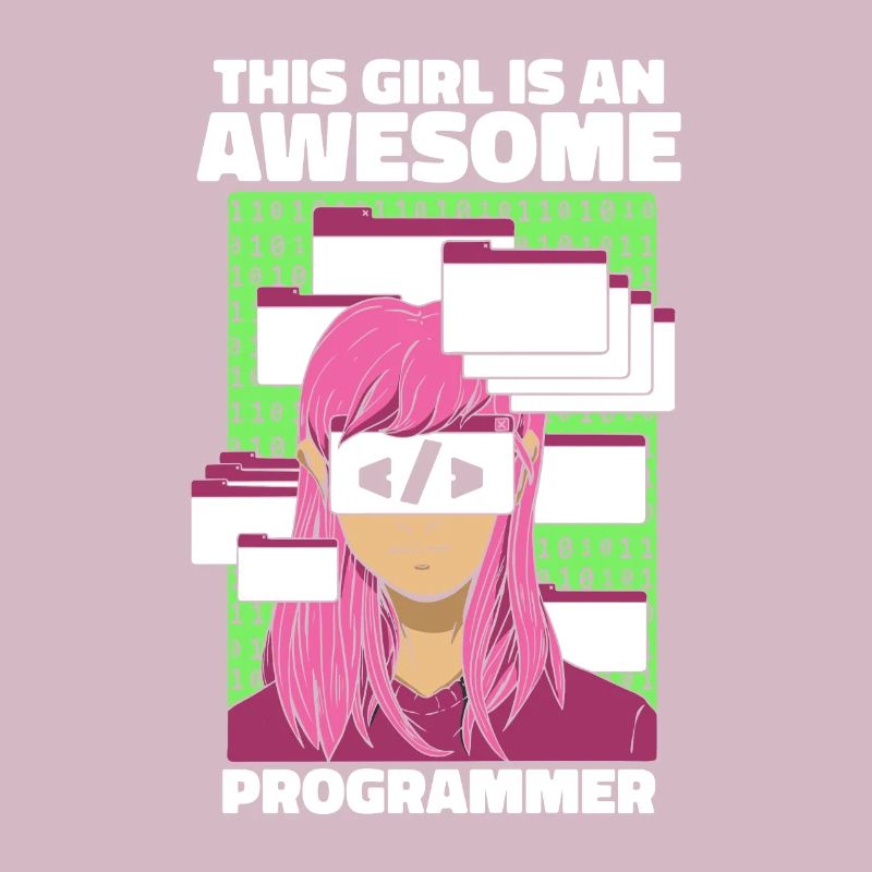 Developer Coder Programmer Girl
