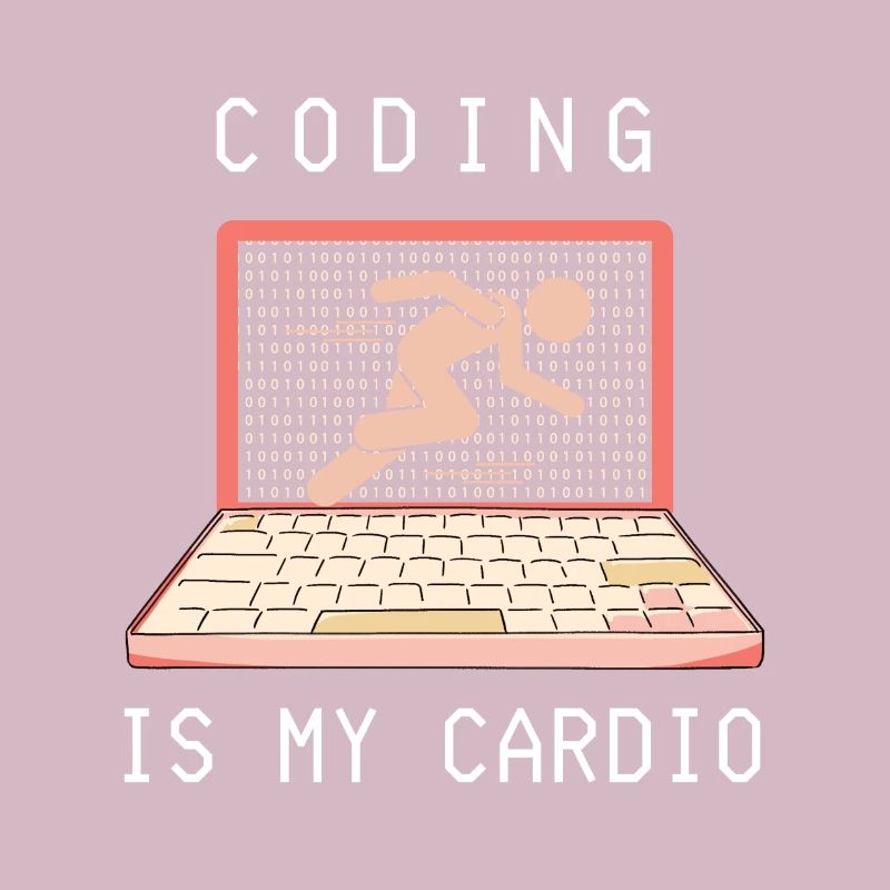 Coding is my cardio shirt for software developers