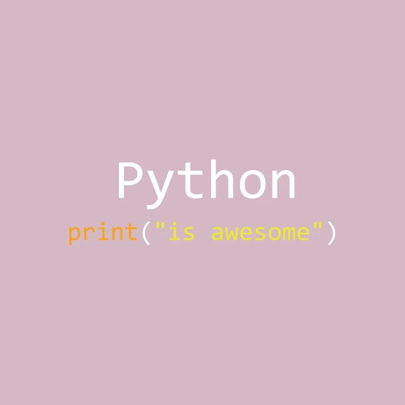 Python is awesome