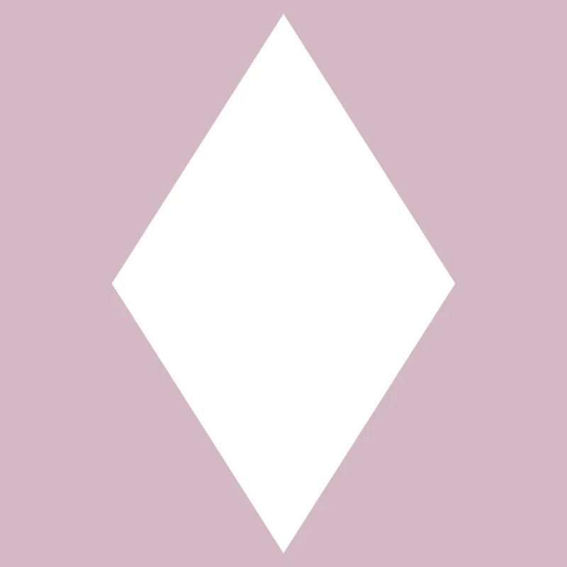 Diamond Shape Geometry Gift Math