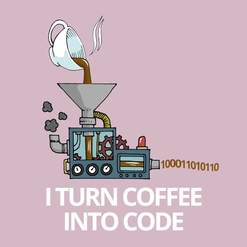 Programmierer Kaffee in Code Informatik Geschenk