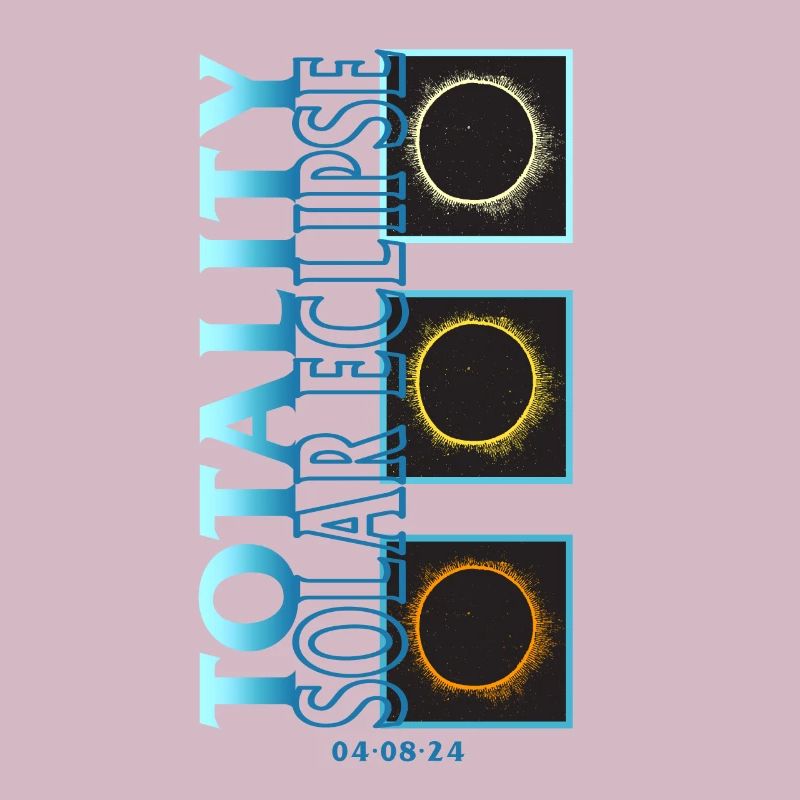 Chemise Solar Eclipse, Totality Solar Eclipse 2 Tee