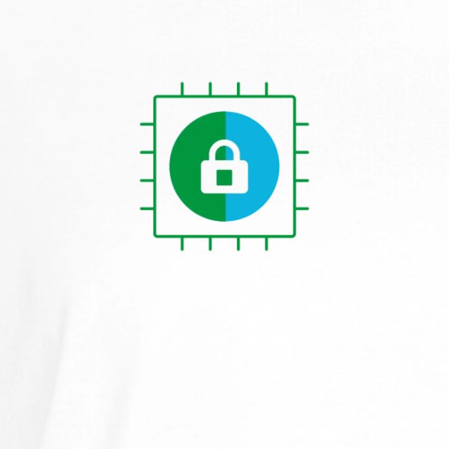 TrustedFirmware Logo vertical white