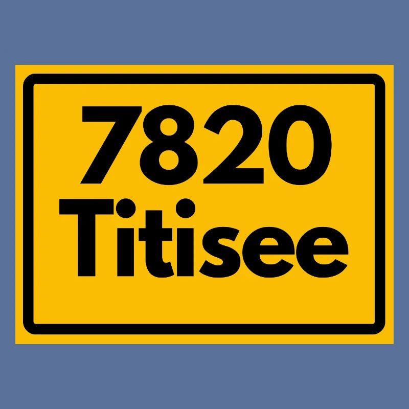 OLD POSTCODE POSTCODE RETRO 7820 TITISEE HEIMAT