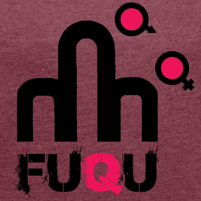T-shirt FUQU logo colore nero