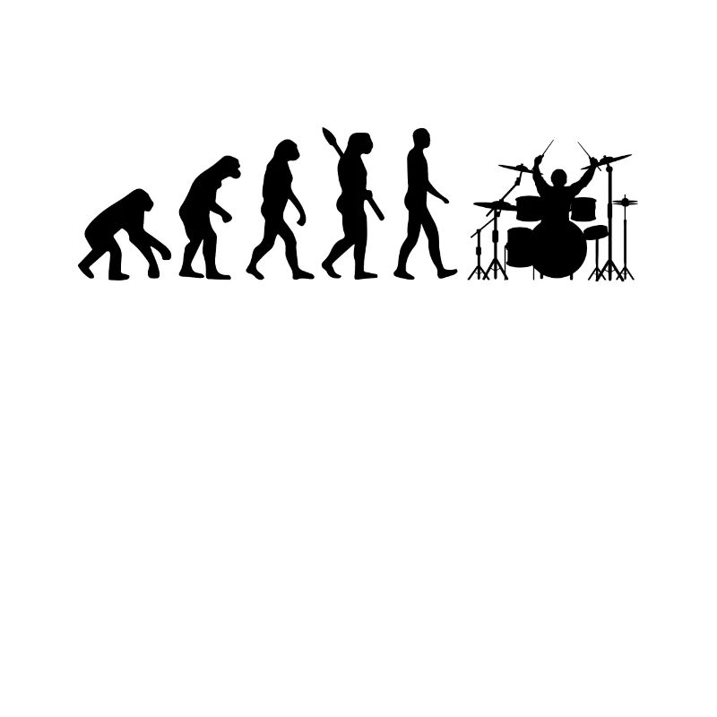 Drummer Drums Evolution Drummer Gift