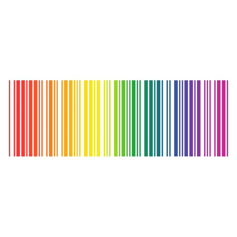 Make Love Barcode Scanbar Regenbogen Geschenk LGBT