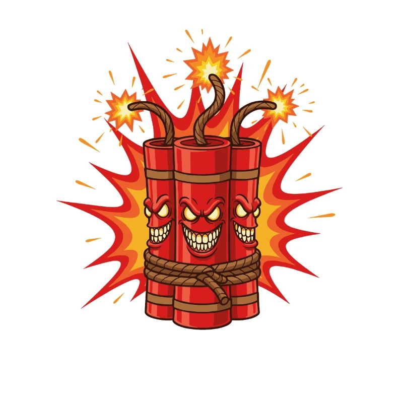 Exploding Dynamite Art