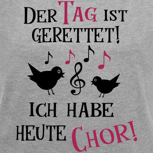 Chor Frau Geschenk Singen Musik Noten Spruch
