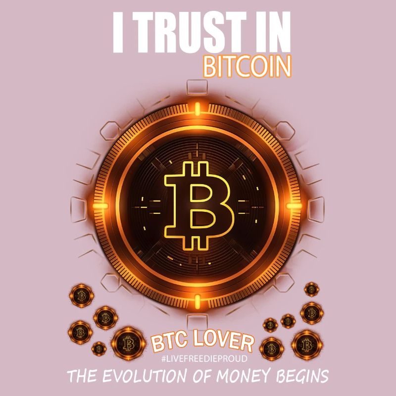 ICH VERTRAUE AUF BITCOIN BTC EVOLUTION DES GELDES