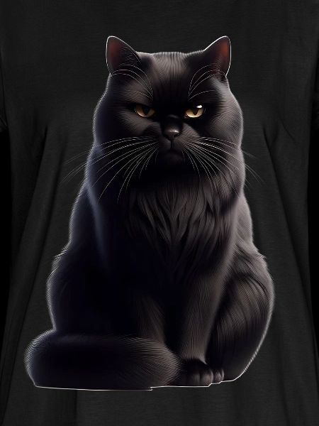 Schwarze Katze