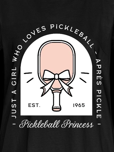 Pickleball-Prinzessin-Mädchen