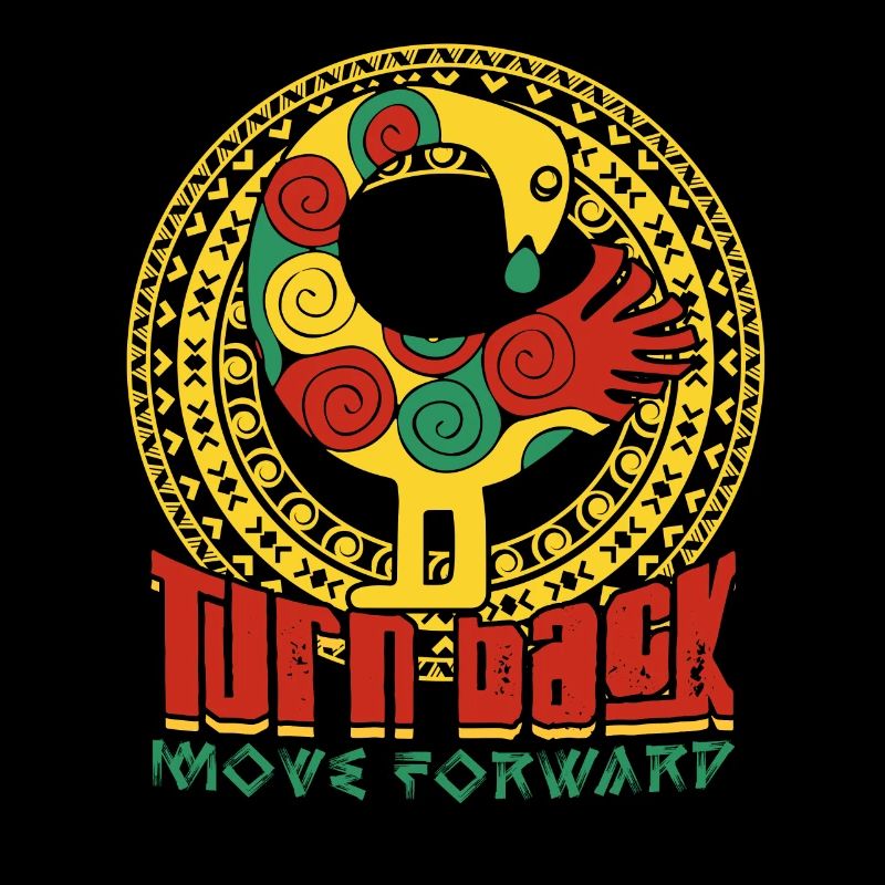 Sankofa Symbol Ghana Turn Back Move Forward
