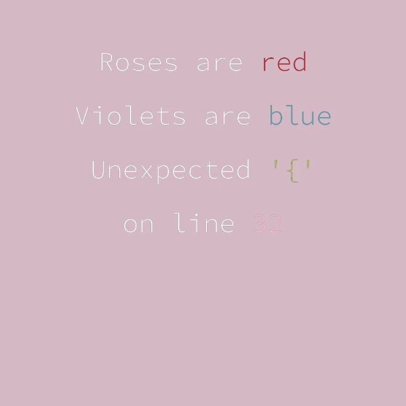 Funny Fehlercode Software Entwickler