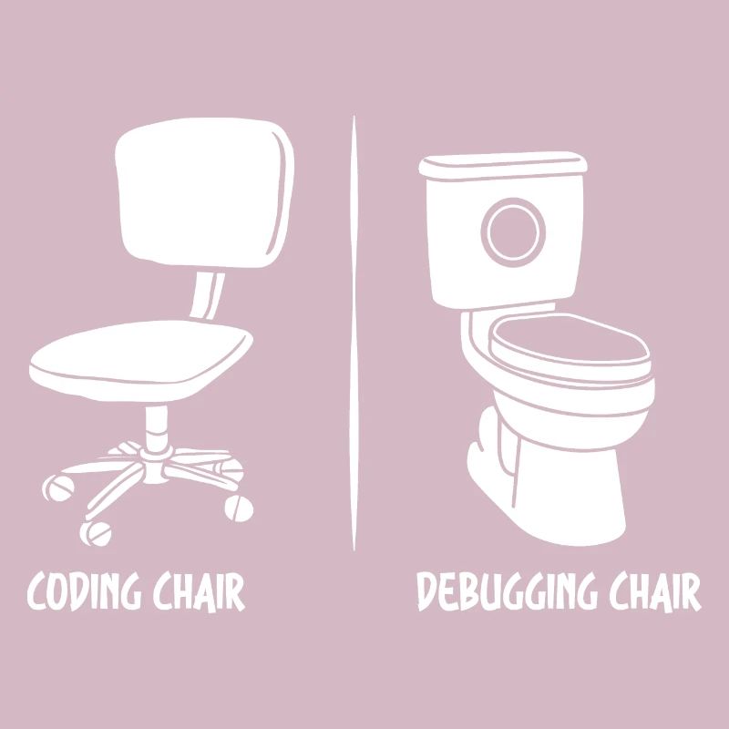 Debugging-Stuhl lustige Programmierer Geschenk