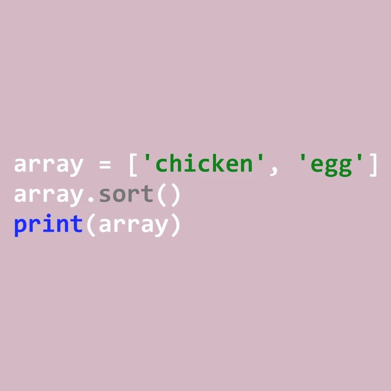 Le code du programmeur de la poule ou de l’œuf