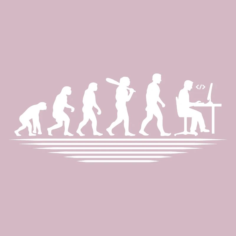 Kaffee-Codierung Evolution Programmierer Entwickler Nerd Coffe