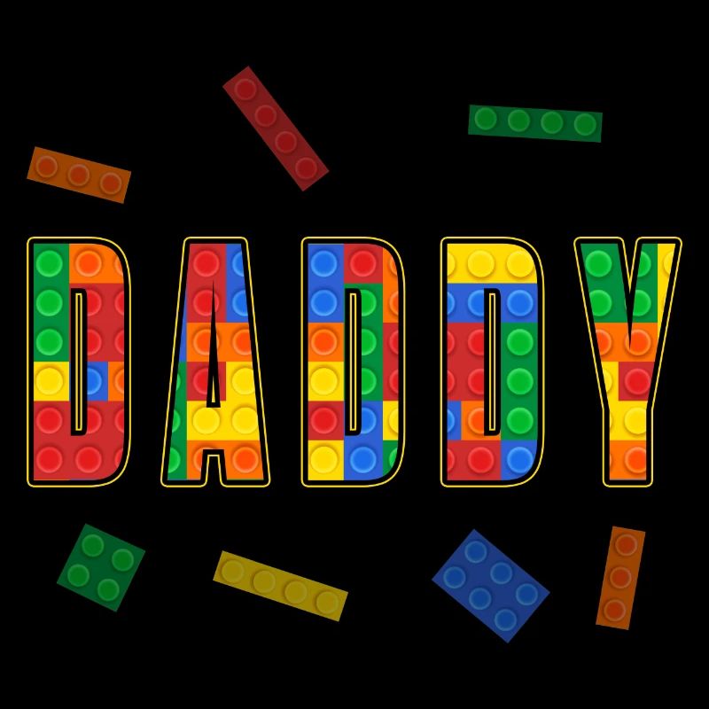 Daddy Parent Brick Master Builder Blocs de construction