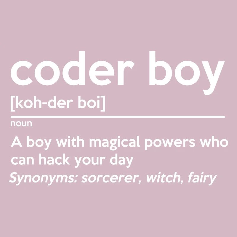 Coding Boy Definition Noun Software Developer Prog