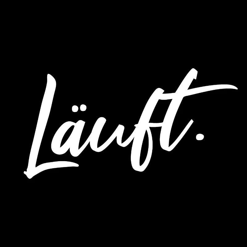 Läuft Statement Läufer Jogging Lustiger Spruch
