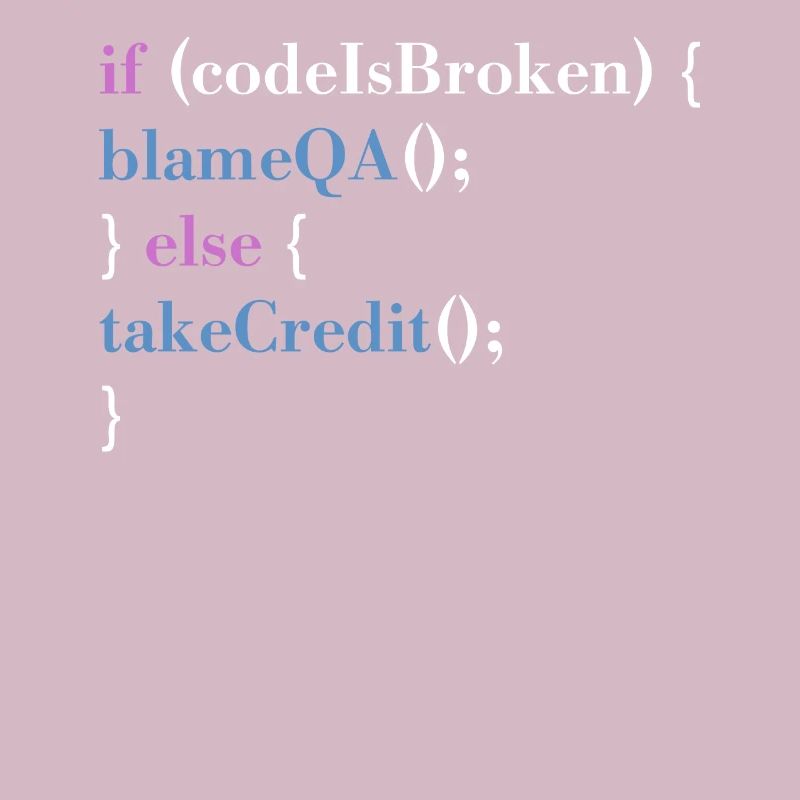 Programmer QA Saying Computer Programming