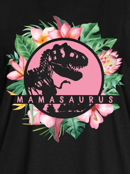 Nette Mamasaurus-Blumendinosaurier-Mutter-Mutter