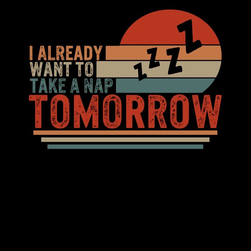 Nickerchenhemd, ich möchte schon ein Nickerchen machen