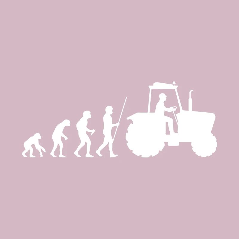 Farmer farmer tractor evolution gift