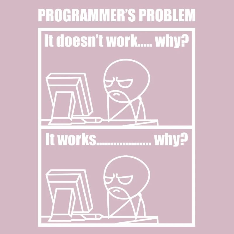 Programmierer Informatiker Meme Lustiges Cartoon I