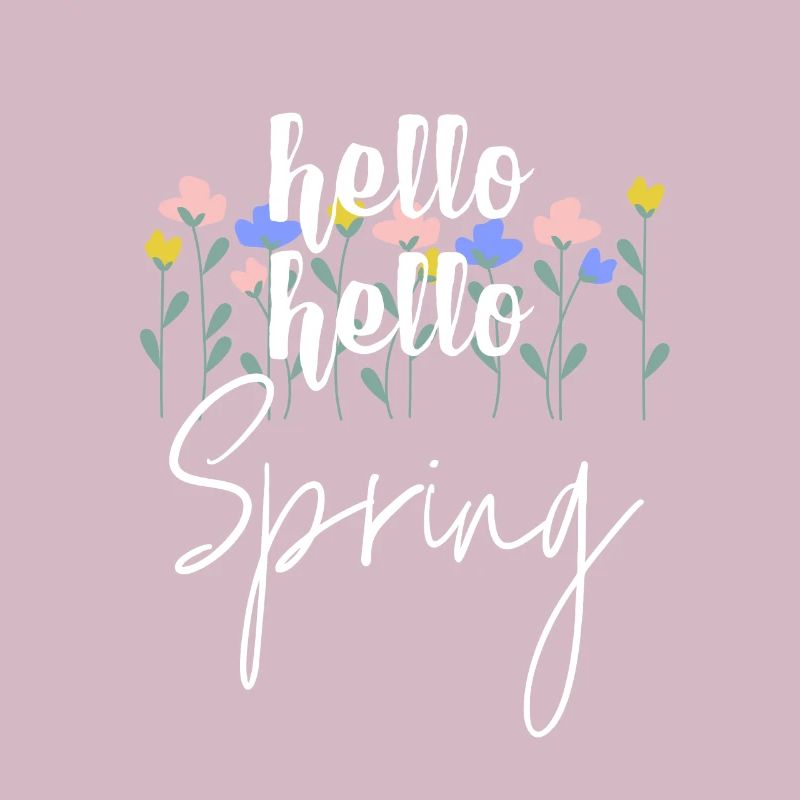 Hello Spring Springtime Lovers Spring Birthday Bab