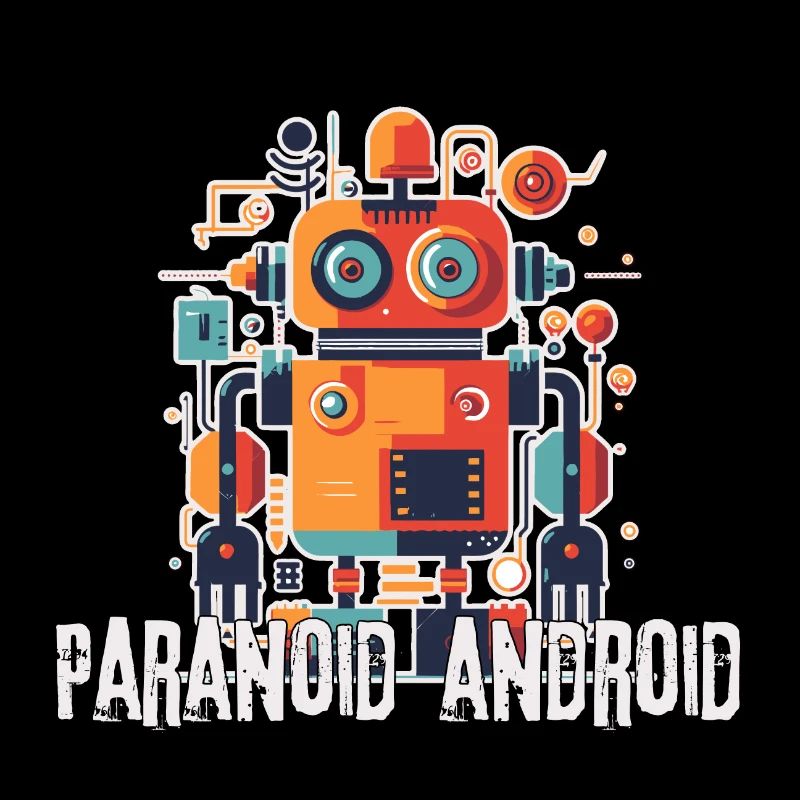 Paranoider Android T-Shirt - Einzigartiges Design