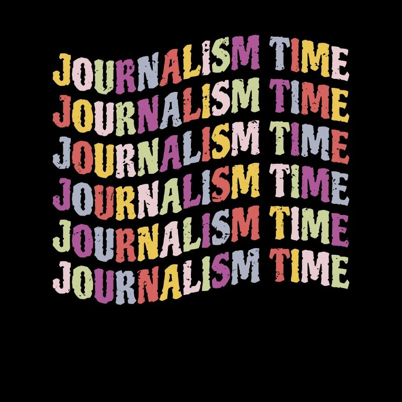 Journalism Time Shirt Geschenk